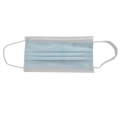 ELEGANT DISPOSABLE FACE MASK LIGHT BLUE