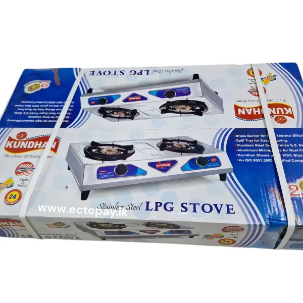 KUNDHAN GAS COOKER D/B S/S INDIAN KLPG-0221 i