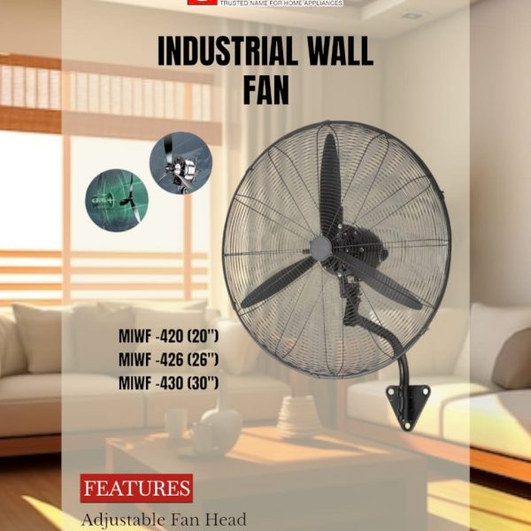 MITSHU INDUSTRIAL WALL FAN MIWF-426