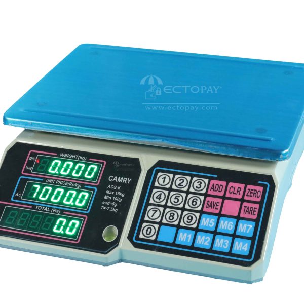 CAMRY SCALE 15kg Green (Licenced)