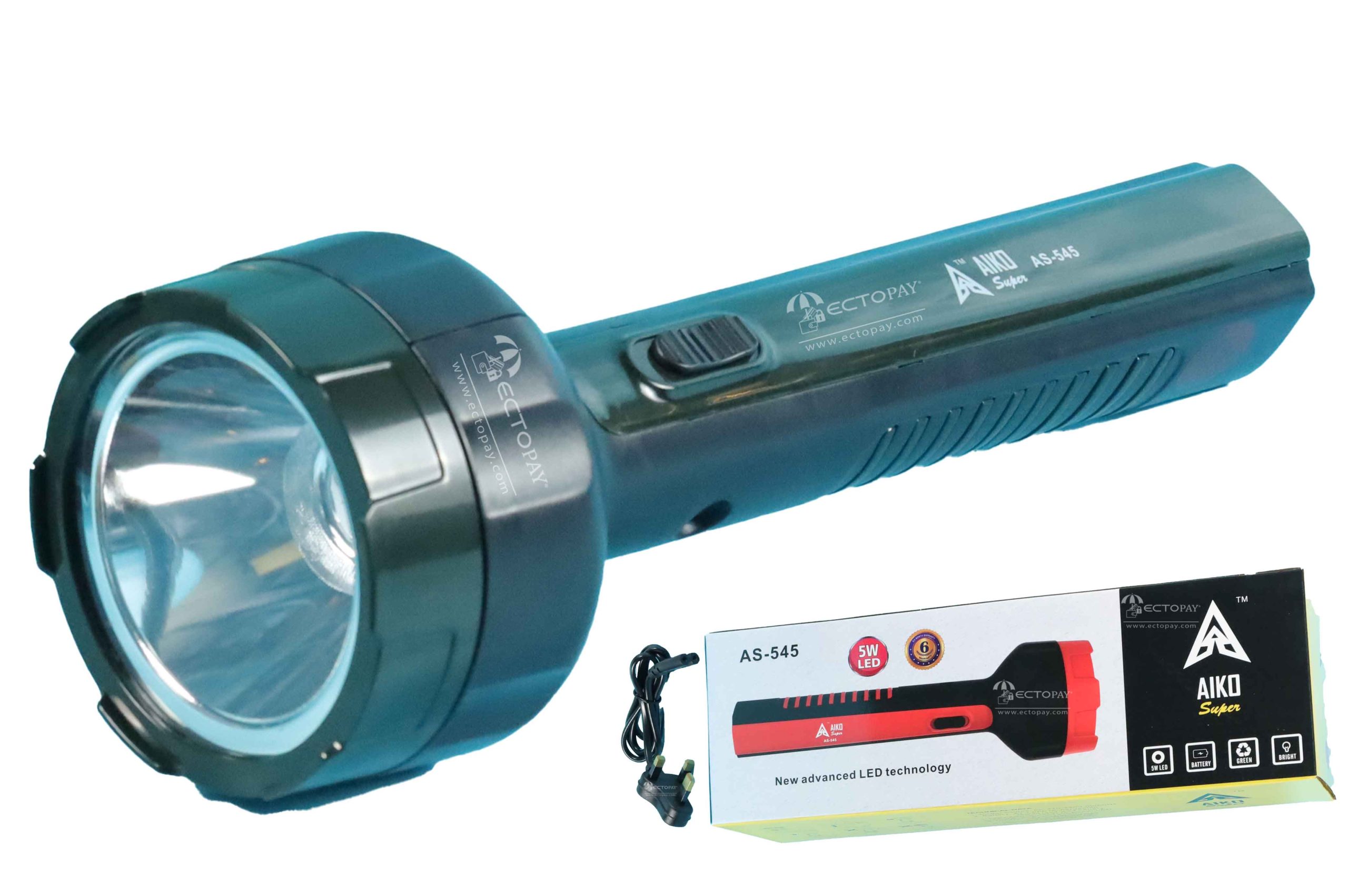1755139111_6903088106852_1.jpg AIKO RECHARABLE TORCH AS-545 - Image 1